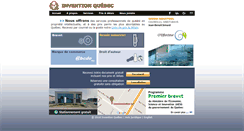 Desktop Screenshot of inventionquebec.ca